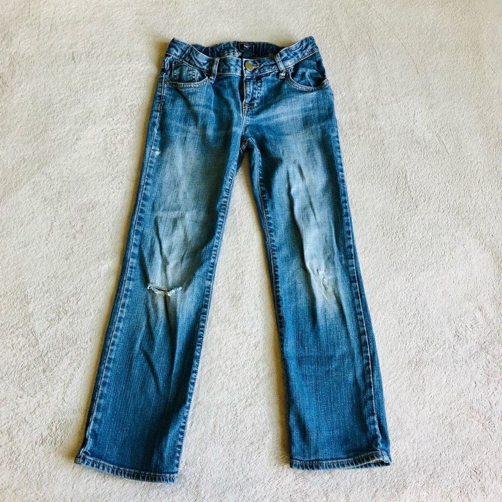 Gap Kids Factory Straight Fit Medium Wash Jeans